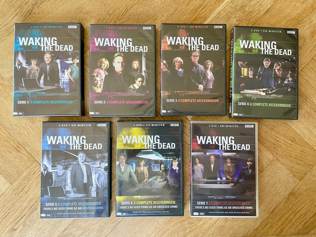 Waking The Dead - Seizoen 1 t/m 7 op DVD (krasvrij, met NL), Boxset, Ophalen of Verzenden, Zo goed als nieuw, Vanaf 12 jaar