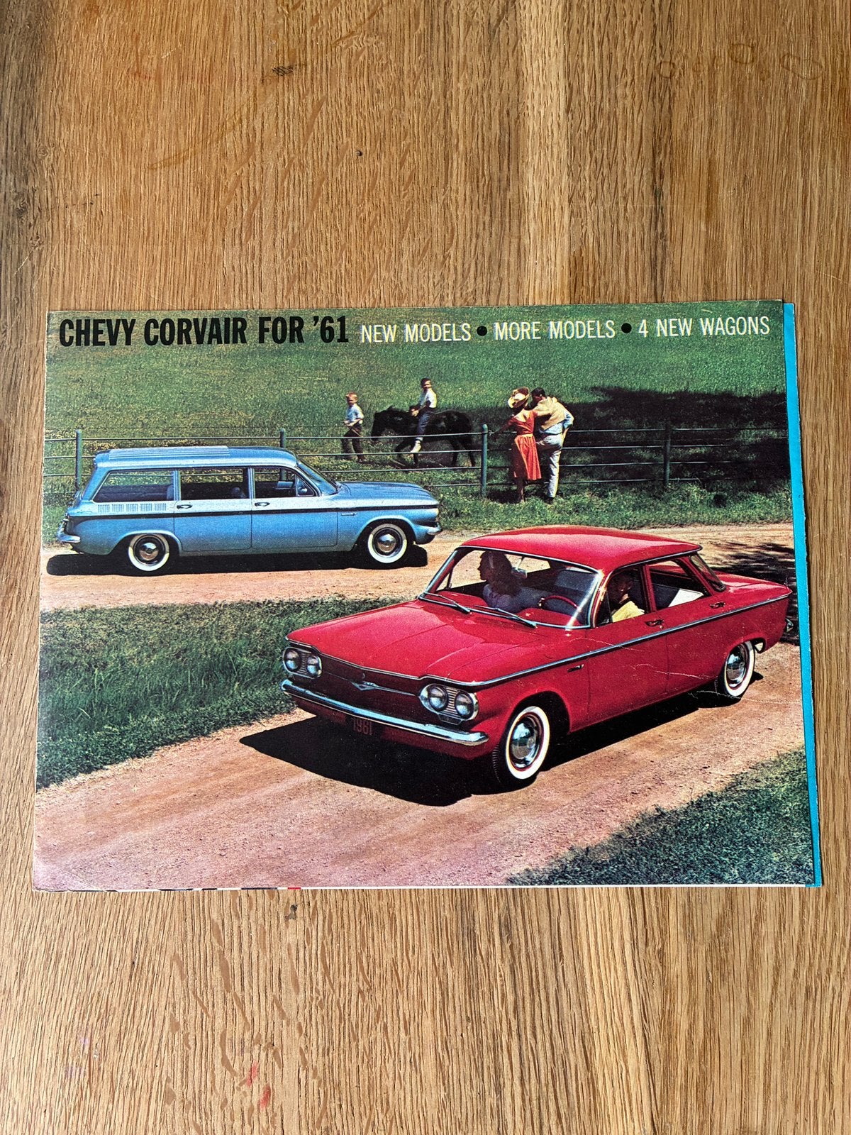 1961 Chevrolet Corvair brochure, Verzenden, Gelezen, Chevrolet