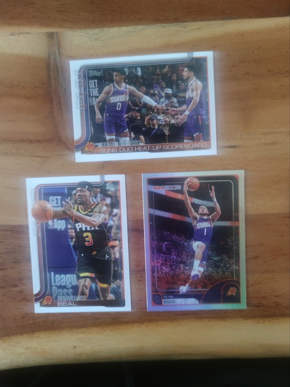 Phoenix Suns Devin Booker kaarten - Topps & NBA Hoops, Ophalen of Verzenden, Zo goed als nieuw, Buitenlandse clubs, Spelerskaart