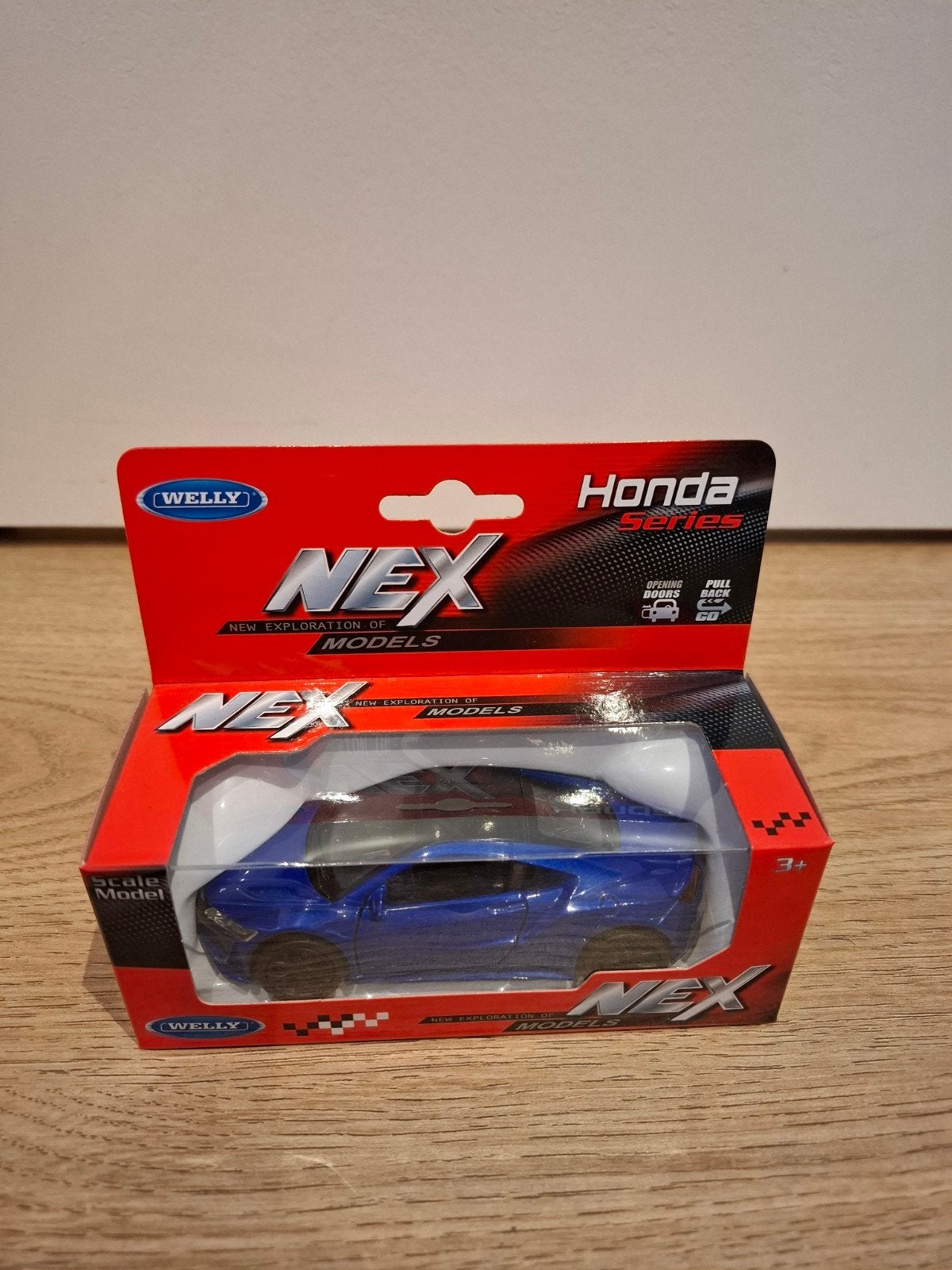 Honda NSX 1:43 modelauto - Welly NEX Series, Ophalen of Verzenden, Nieuw, Auto, Overige merken