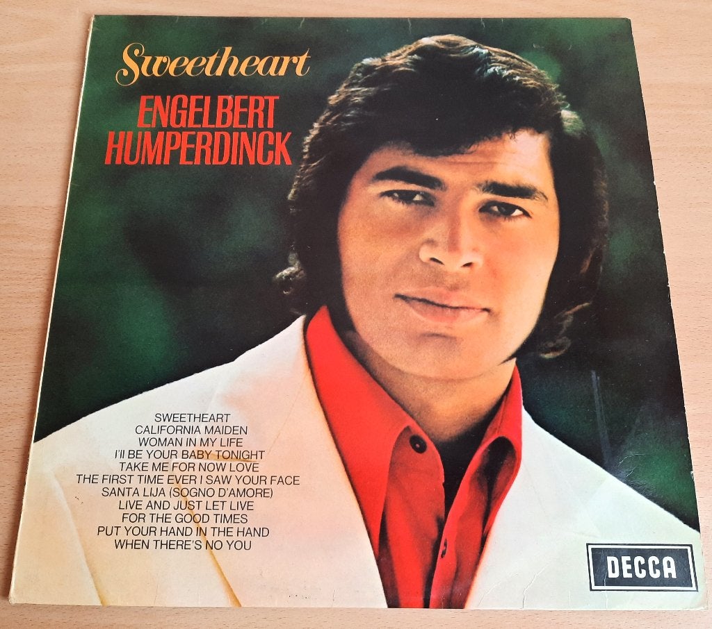 Engelbert Humperdinck ‎– Sweetheart - Lp - Decca SKL 5078, Cd's en Dvd's, Vinyl | Pop, Zo goed als nieuw, 12 inch, Ophalen of Verzenden