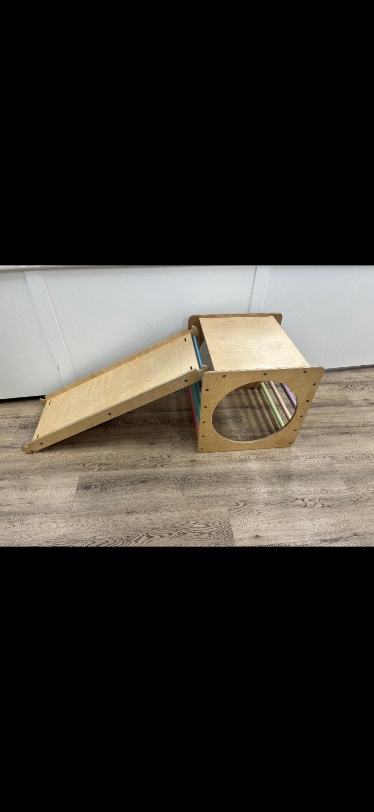 Houten glijbaan speelhuisje, Kinderen en Baby's, Speelgoed | Houten speelgoed, Ophalen
