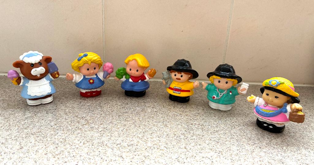 Little people poppetjes, Kinderen en Baby's, Speelgoed | Fisher-Price, Ophalen, Zo goed als nieuw, Speelset