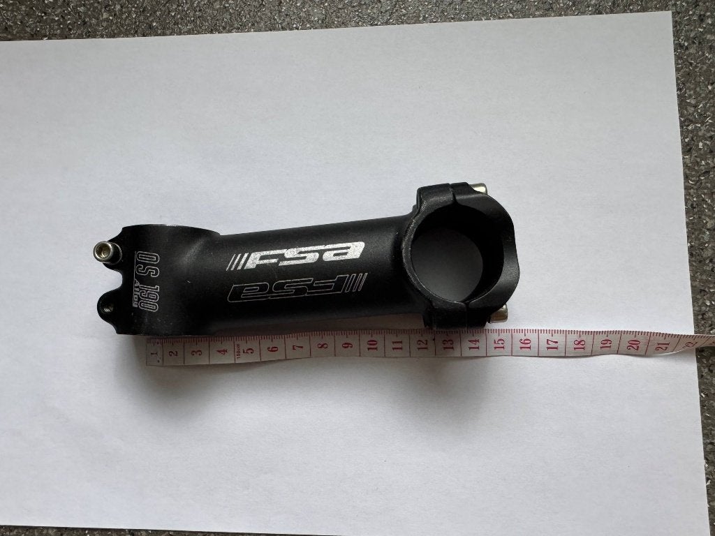 stuurpen FSA OS-190 Alloy, Gebruikt, Kinderfiets, FSA, Stuur