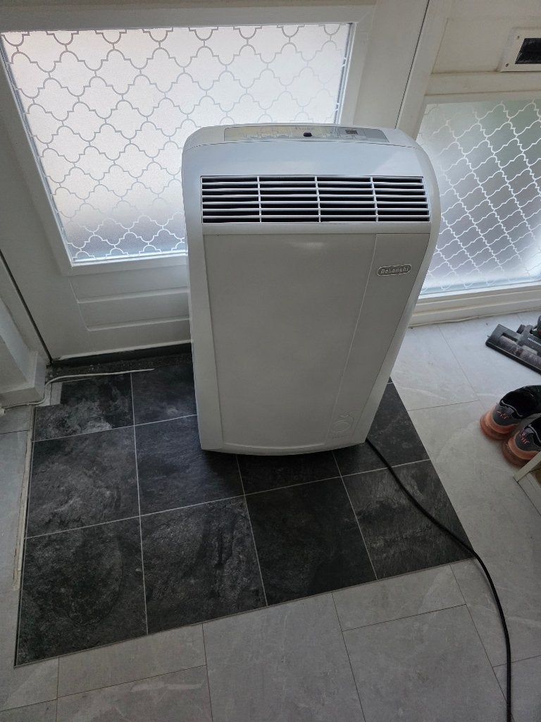 Delonghi Mobiele airco zo goed als nieuw, Ophalen, Koelen en Ontvochtigen, Timer, 3 snelheden of meer