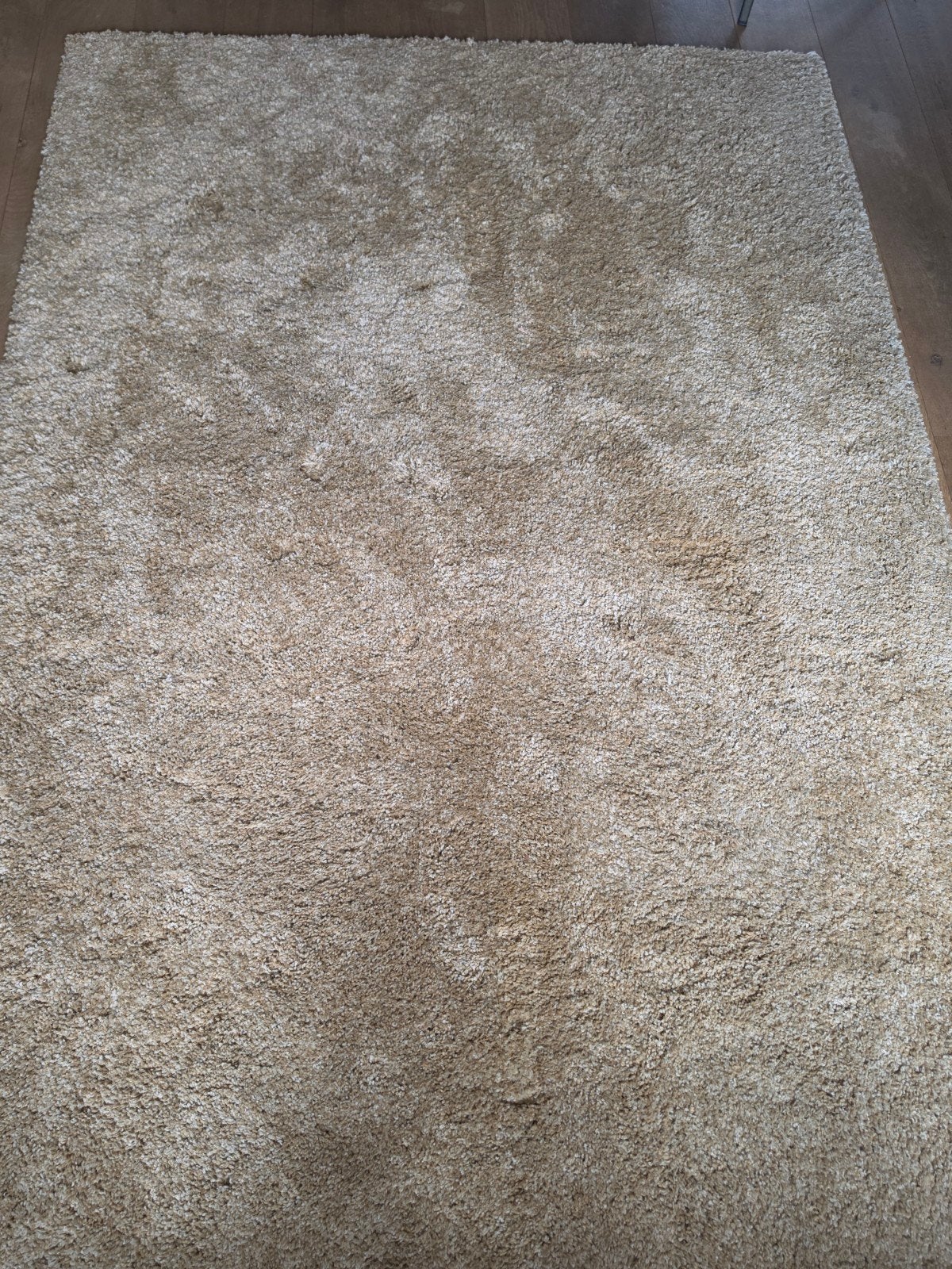 IKEA BREVBRÄRE Vloerkleed - Beige, 160x230 cm, Ophalen, Zo goed als nieuw