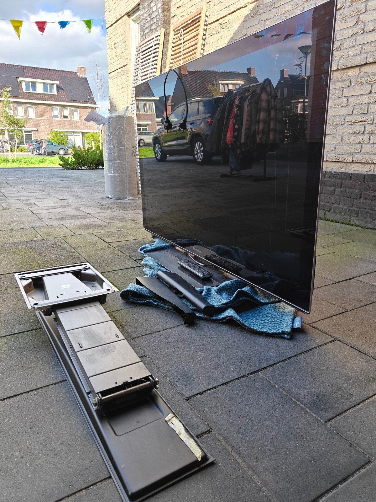 Panasonic plasma tv 55inch, Ophalen, Gebruikt, Panasonic, 50 Hz