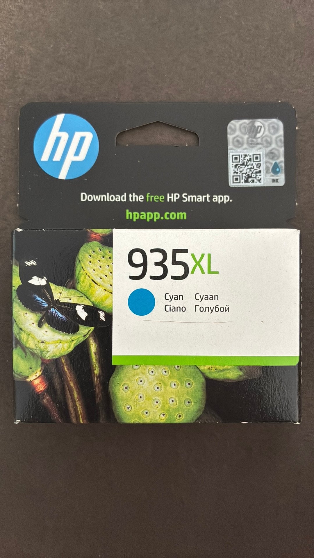 HP 935XL originele cyaan inktcartridge, Ophalen, Nieuw, HP
