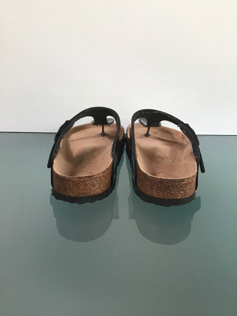 Birkenstock 39 Gizeh zwart | slippers | Gratis verzenden, Kleding | Dames, Schoenen, Slippers, Verzenden, Zwart, Zo goed als nieuw