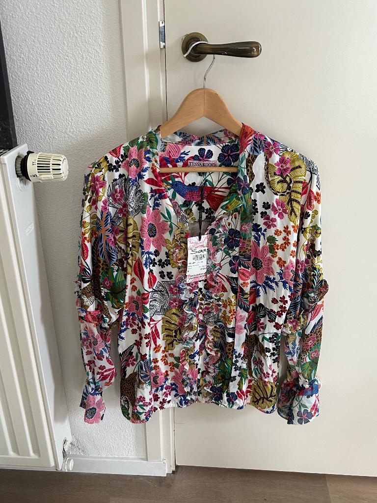 Tessa Koops blouse en rok nieuw, Ophalen of Verzenden, Nieuw, Maat 36 (S), Onder de knie
