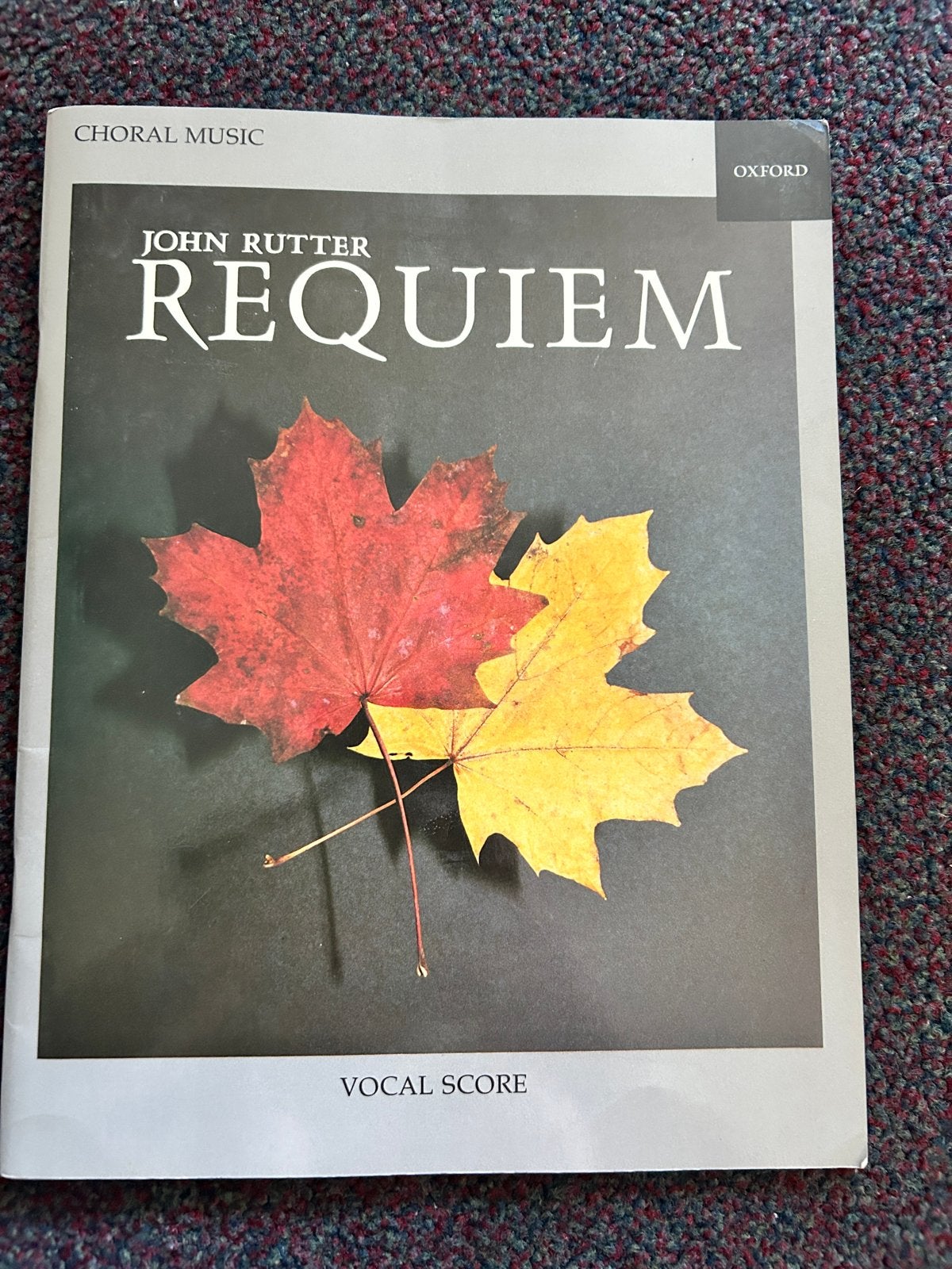 John Rutter Requiem - Vocale Score (Choral Music), Klassiek, Ophalen of Verzenden, Zo goed als nieuw, Koor