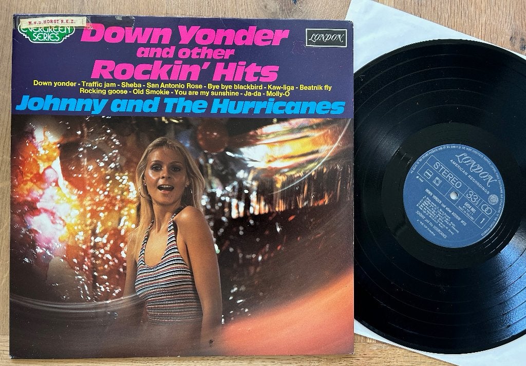 JOHNNY & THE HURRICANES - Down yonder and other hits ( LP ), LP, Pop, Ophalen of Verzenden, Zo goed als nieuw