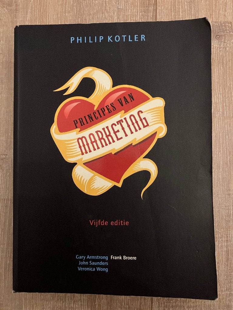 Principes van marketing - Kotler, Boeken, Ophalen, Gelezen, Economie en Marketing, Pearson