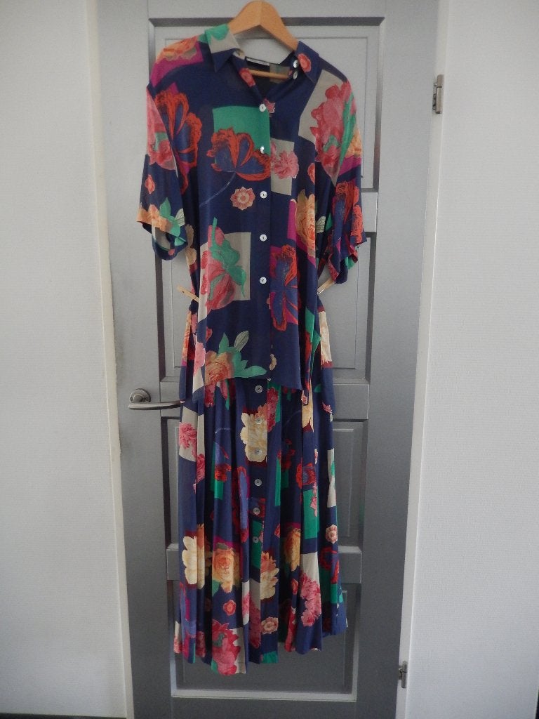 Gerry Weber jasje, rok en blouse maat 42, Blauw, Maat 42/44 (L), Ophalen of Verzenden, Zo goed als nieuw
