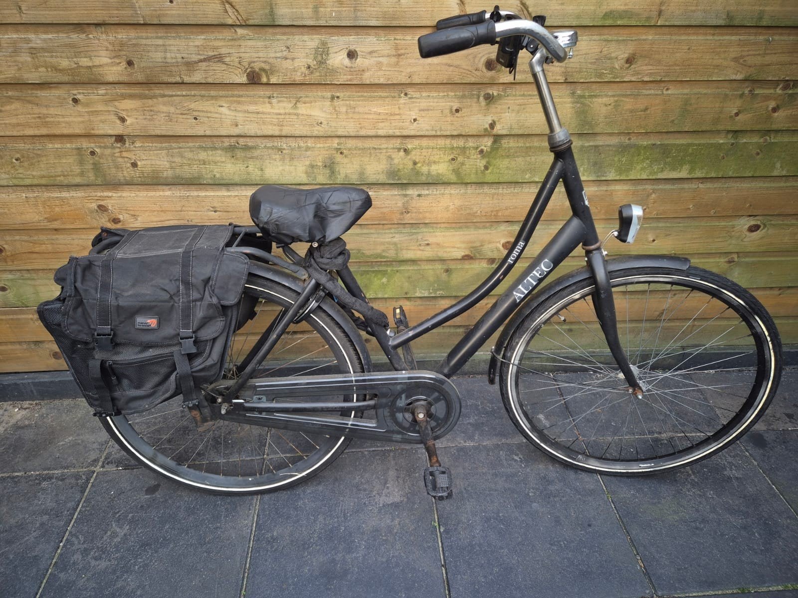 Altec Roma Omafiets met Fietstassen - Ideaal voor de Stad, Ophalen