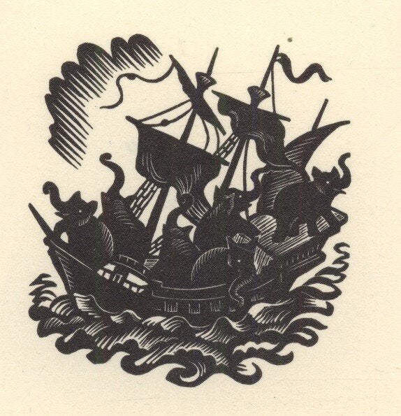 1762 Ex Libris Nederland : Thijs Mauve, z.j., Verzenden, Ex libris