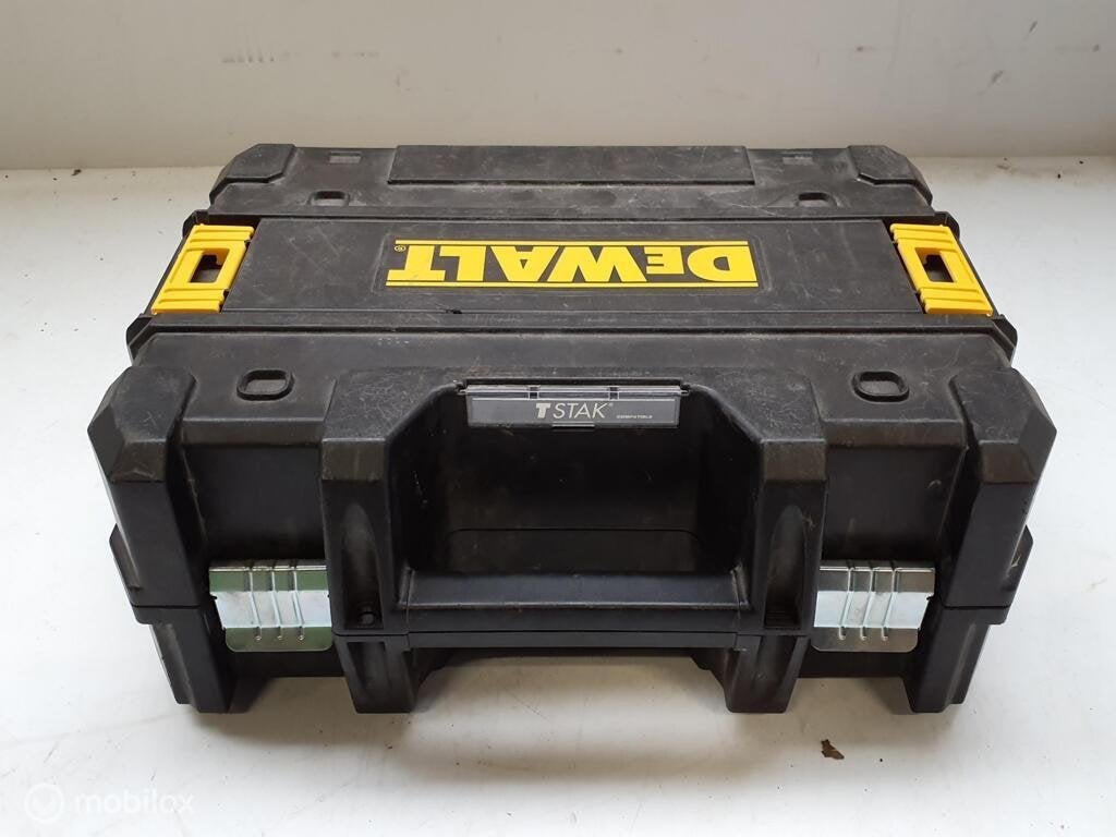 DEWALT TSTAK Gereedschapskoffer, Gebruikt