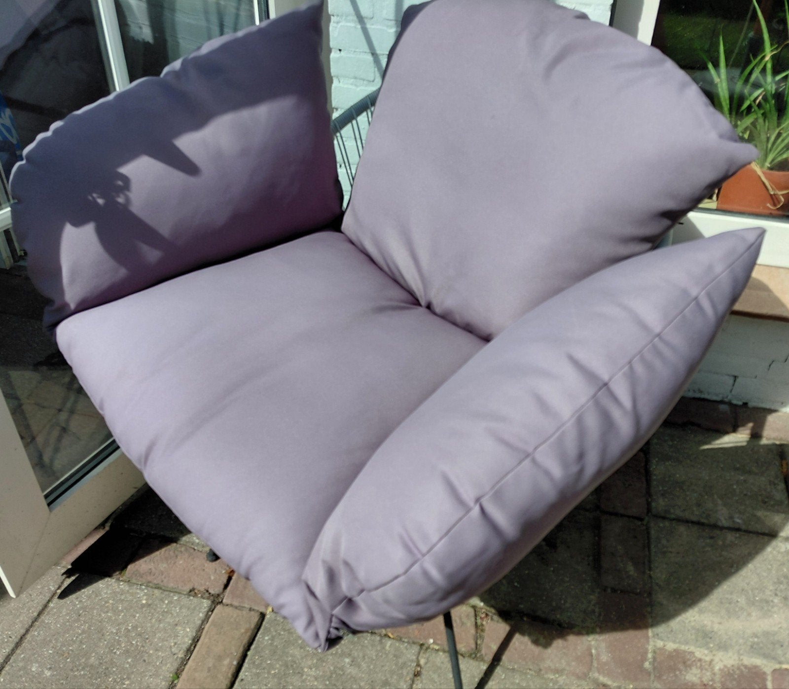 Heerlijk loungekussen voor in een hangstoel/eggchair, Tuin en Terras, Ophalen