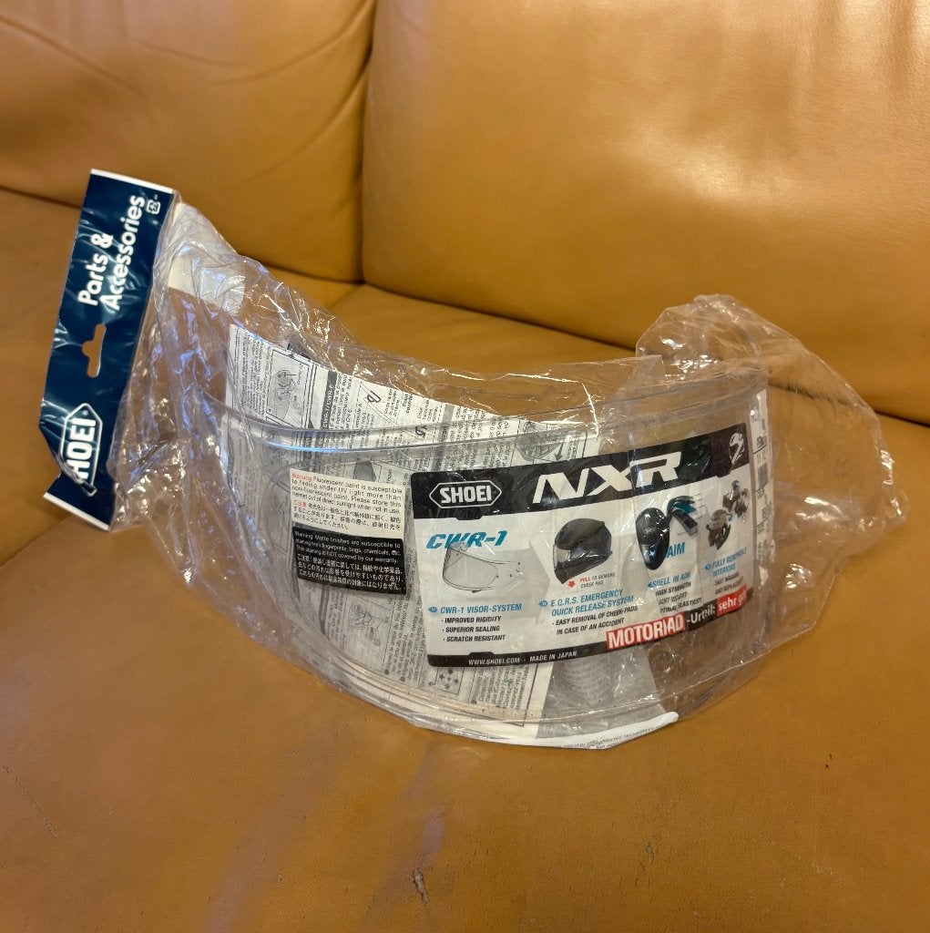 Shoei NXR/X-Spirit 3/RYD Origineel SWR-1 vizier met Pinlock, Ophalen of Verzenden, Nieuw zonder kaartje, Integraalhelm, S