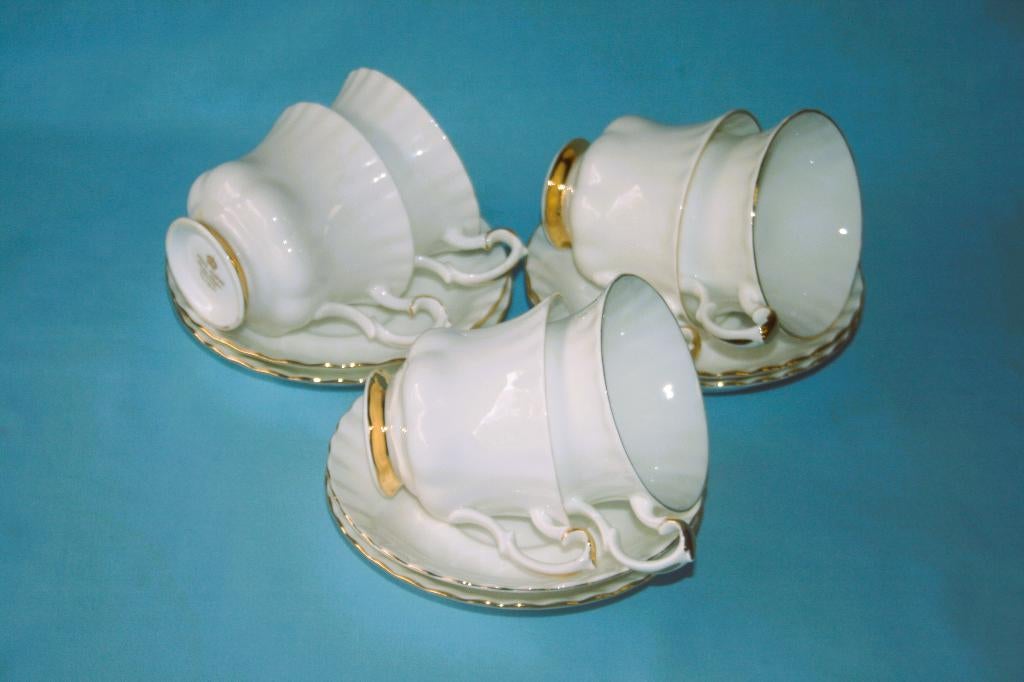 Royal Albert " Val d'or 6 x Heren Kop & Schotels - NIEUW, Nieuw, Nieuw, Ophalen of Verzenden, Nieuw