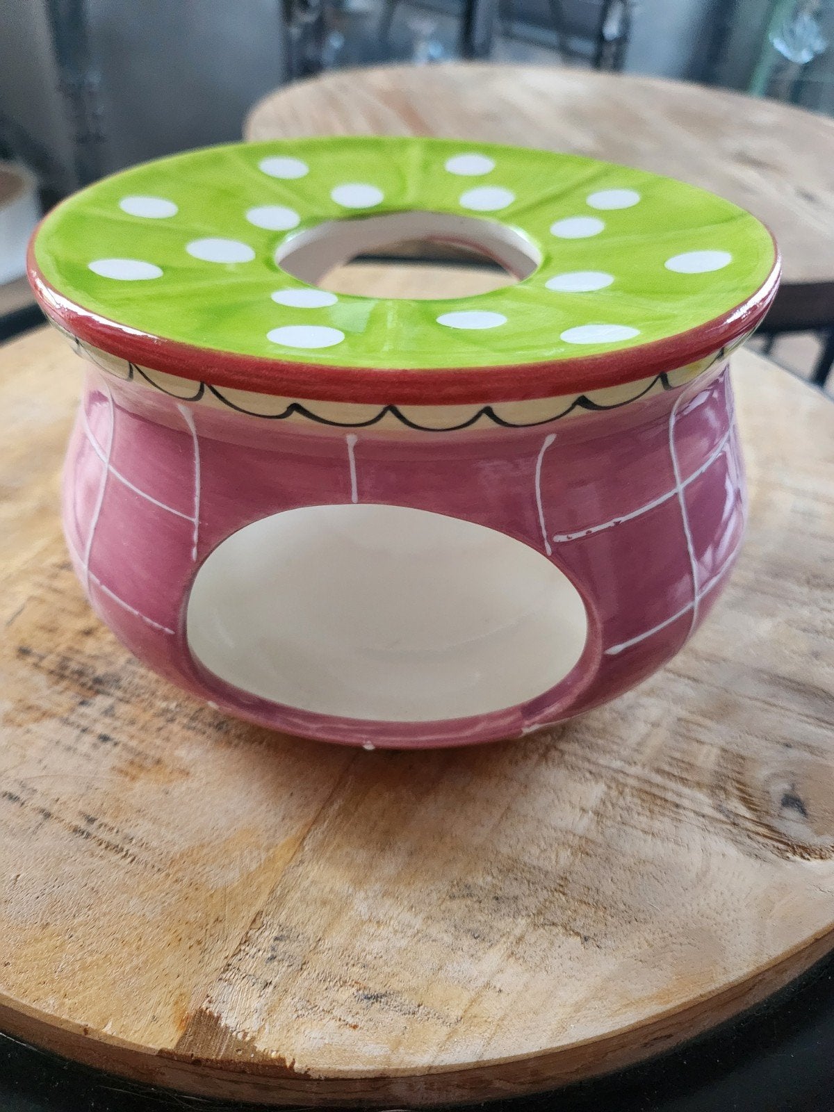Blond Amsterdam theepot onderzetter, Overige typen, Zo goed als nieuw, Steen/keramiek, Meerkleurig