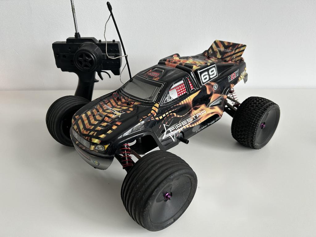 Reely GP Firestar nitro truggy 1/10 rc auto, Hobby en Vrije tijd, Modelbouw | Radiografisch | Auto's, Ophalen of Verzenden, Gebruikt