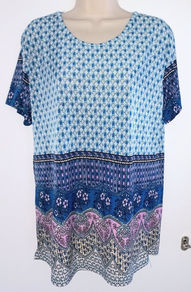 Zomer top maat 44, Ophalen of Verzenden, Zo goed als nieuw, Meerkleurig, Shirt of Top