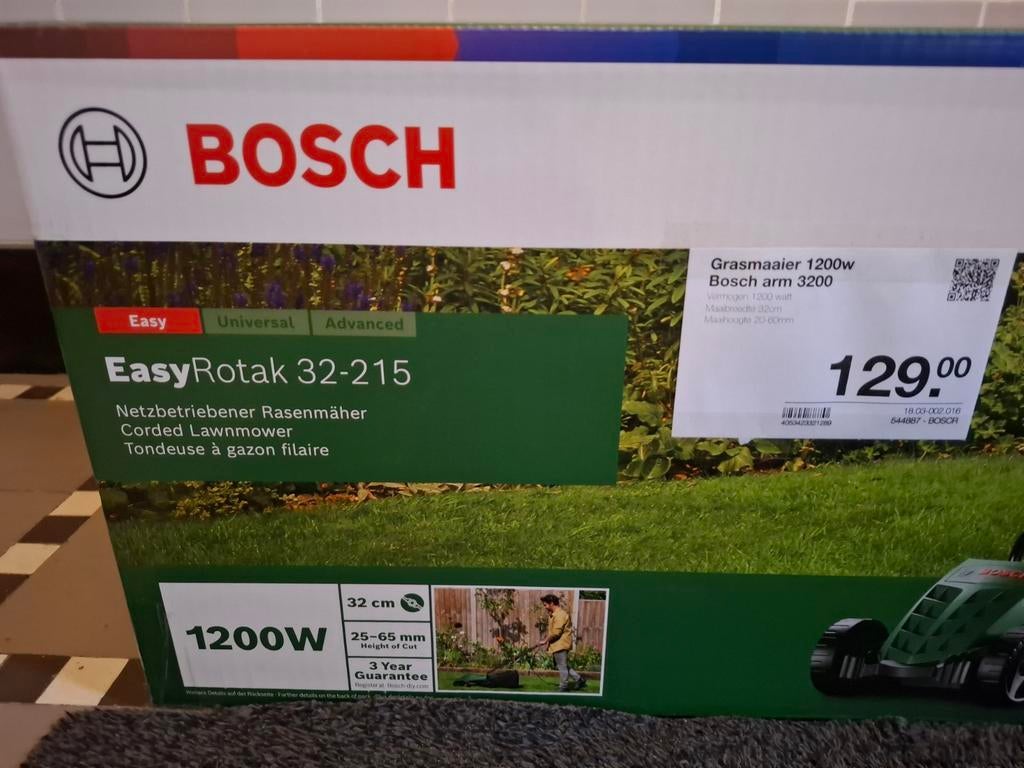 Nieuw Bosch elektrische grasmaaier Rotak 320-ARM 3200 1200 W, Ophalen