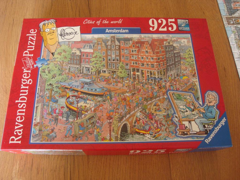 Legpuzzel puzzel Amsterdam Ravensburger 925 stukjes compleet, Ophalen of Verzenden, 500 t/m 1500 stukjes, Zo goed als nieuw, Legpuzzel