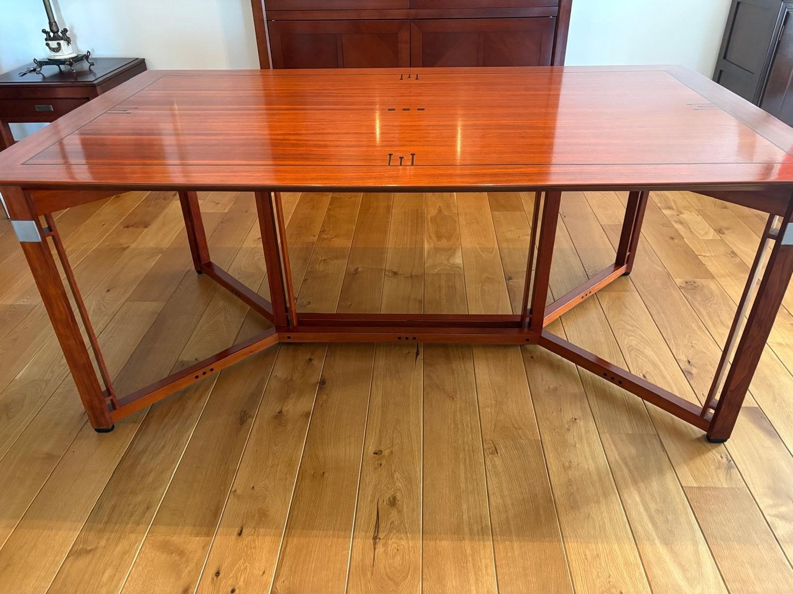 Schitterende tafel van Schuitema en Zonen Art deco, Huis en Inrichting, Tafels | Eettafels, Ophalen, 100 tot 150 cm, Zo goed als nieuw
