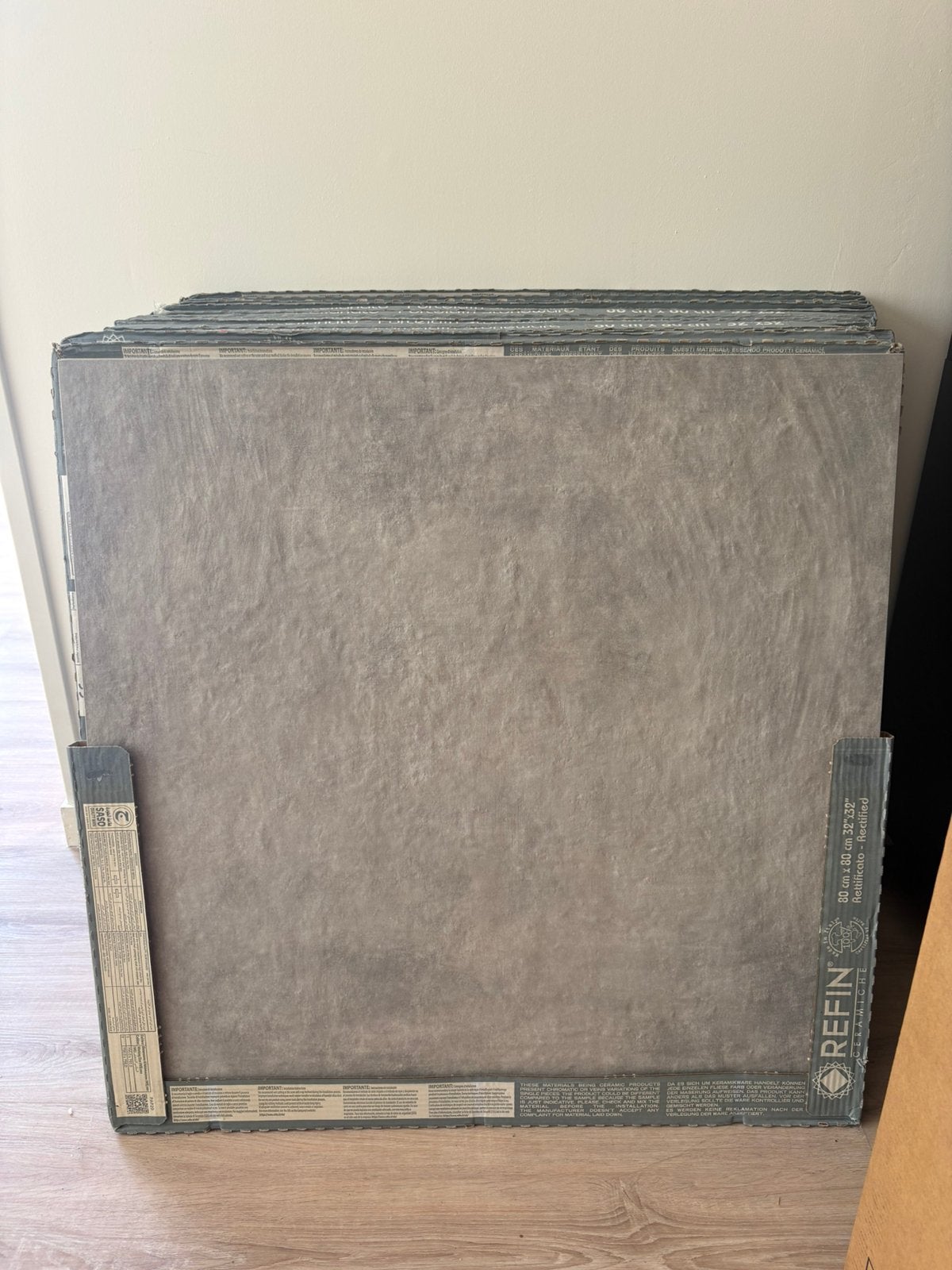Betonlook vloertegels 80x80cm, Doe-het-zelf en Verbouw, Tegels, Ophalen, 60 cm of meer, Zo goed als nieuw, 10 m² of meer