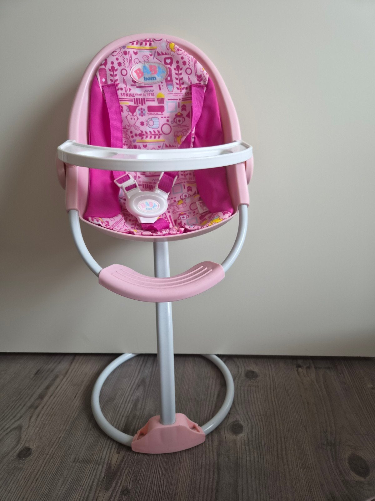 Baby Born Poppenstoel - Roze Eetstoel voor Poppen, Ophalen of Verzenden, Zo goed als nieuw, Babypop