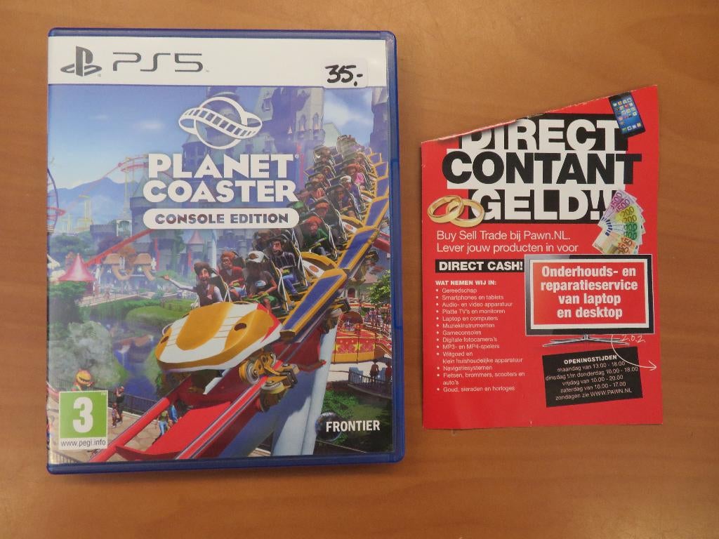 Playstation 5 Planet Coaster | Pawn Eindhoven, Ophalen, Gebruikt