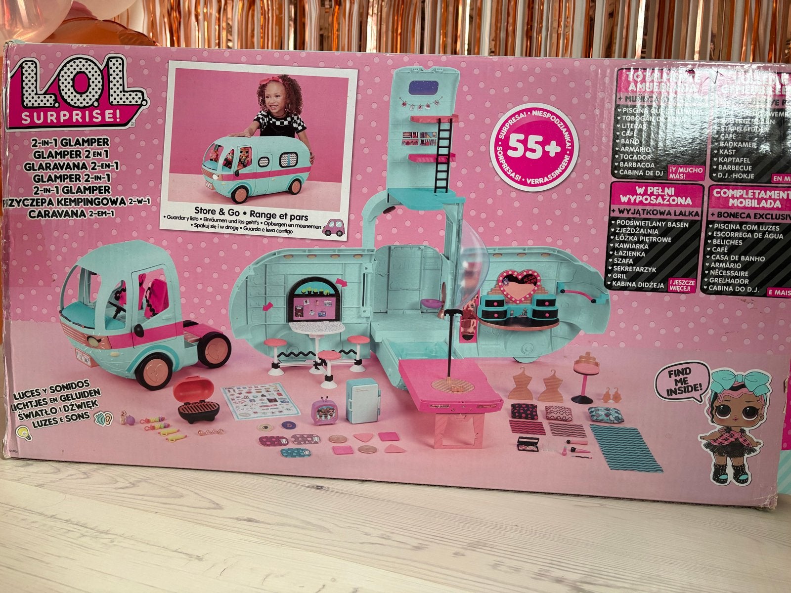 L.O.L. Surprise! 2-in-1 Glamper Camper 55+ verrassingen, Ophalen of Verzenden, Gebruikt