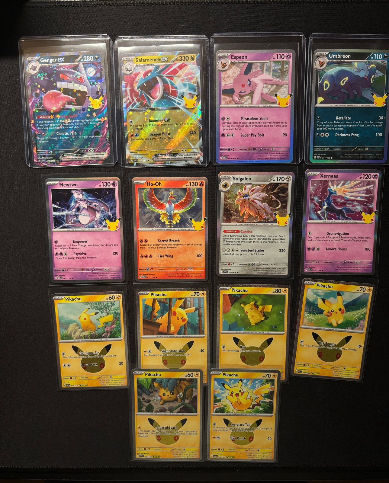 Pokémon kaarten - Diversen 30th Anniversary, Ophalen of Verzenden, Meerdere kaarten, Foil