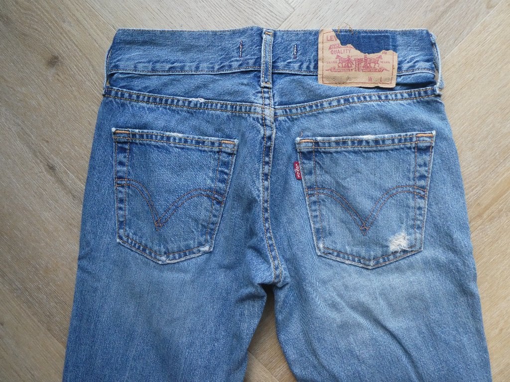 Levi 558 Patty Anne Square-Cut Slim spijkerbroek maat 26?-32, Kleding | Dames, Spijkerbroeken en Jeans, Blauw, Ophalen of Verzenden