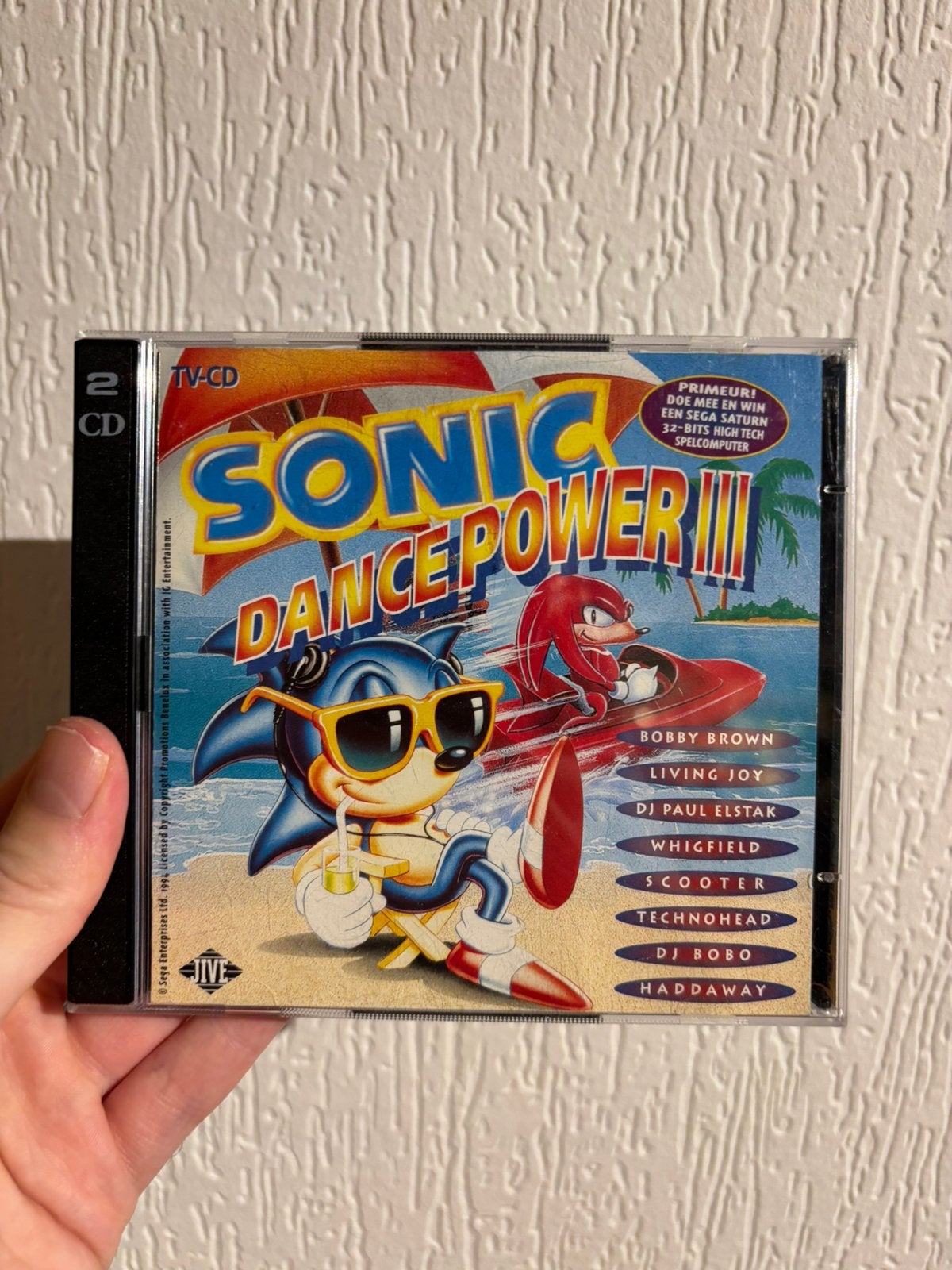 Sonic Dance Power III - Muziek CD 90s Sega, Ophalen of Verzenden, Gebruikt, Dance Populair, Verzamelalbum