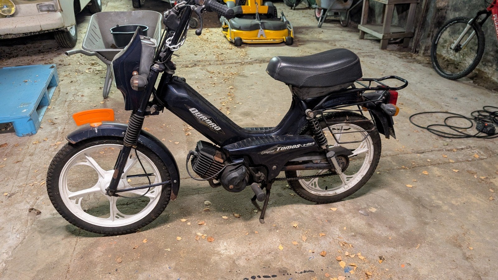 Originele Tomos Quadro, E-start, Fietsen en Brommers, Ophalen, Gebruikt, 49 cc, 2 versnellingen