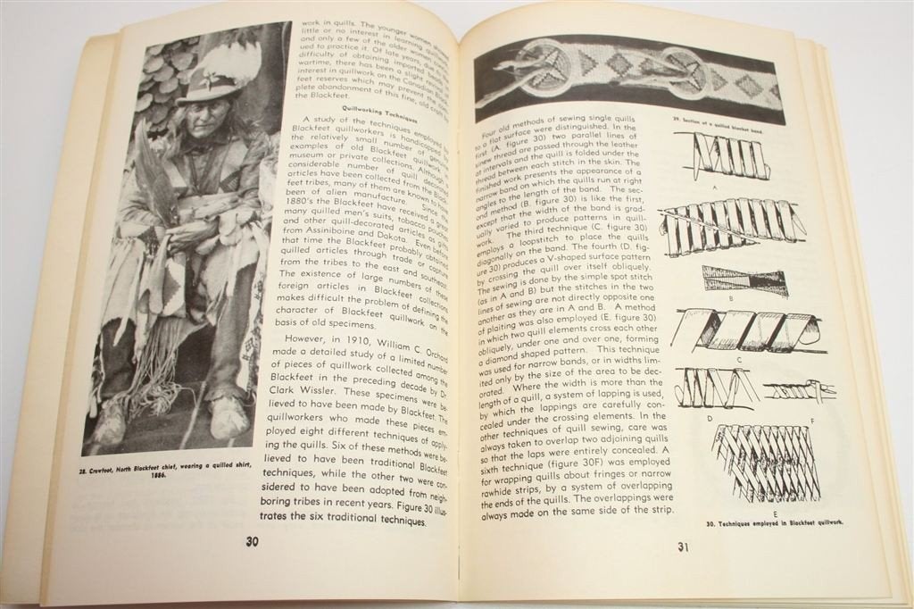 Vintage Blackfeet Indianen Handwerk [1945] — Technieken, Ophalen of Verzenden, Gelezen, Europa