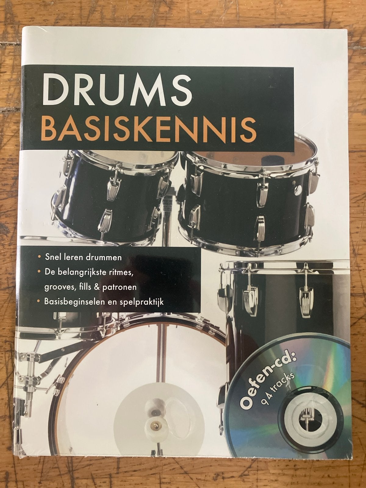 Drums Basiskennis - Leer drummen met oefen-cd, Ophalen of Verzenden, Nieuw