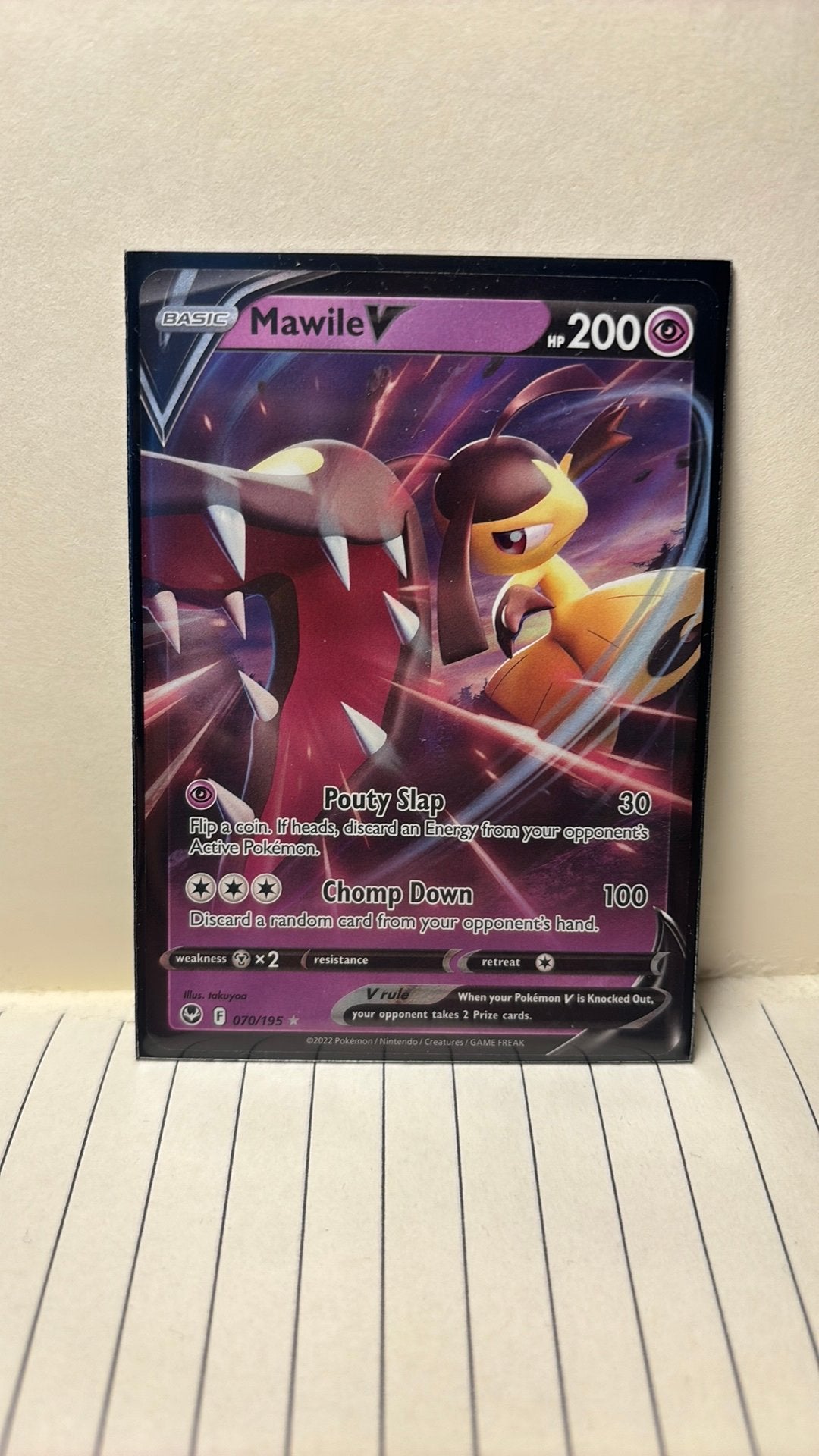 Mawile V 070/195 silver tempest holo pokemon kaart, Ophalen of Verzenden, Nieuw