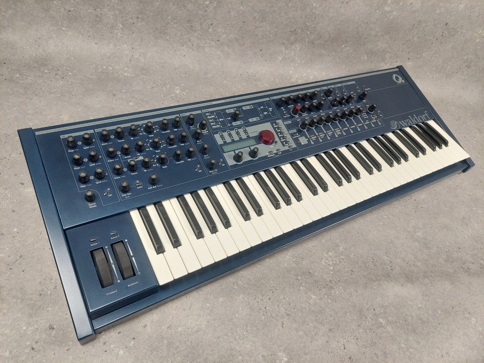 👉 Waldorf Q Blue, Classic 61-key flagship! - Beauty - wave, Overige merken, Ophalen of Verzenden, Met midi-aansluiting, 61 toetsen