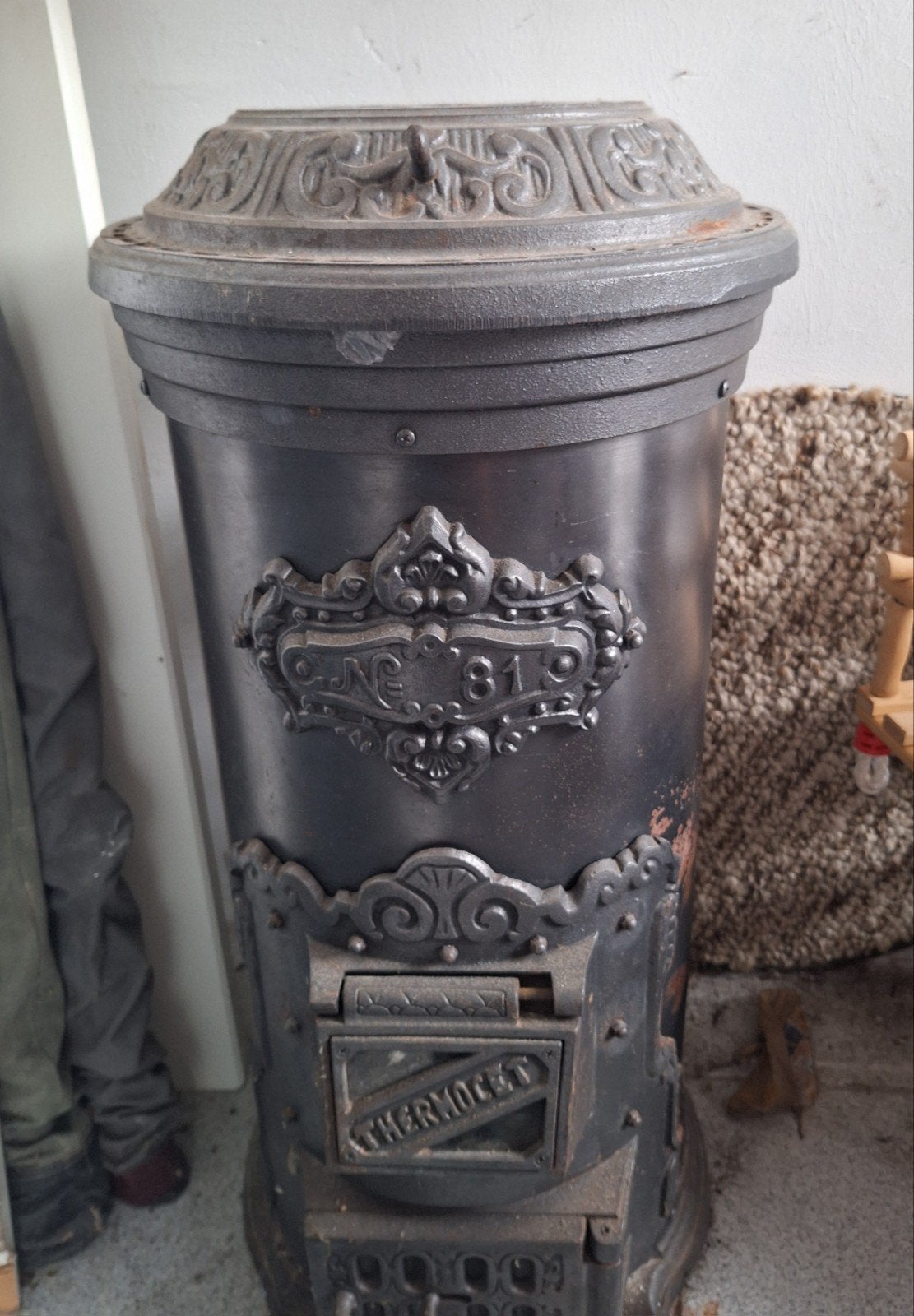 Antieke Thermocet Kolenkachel - Model 81, Huis en Inrichting, Kachels, Ophalen