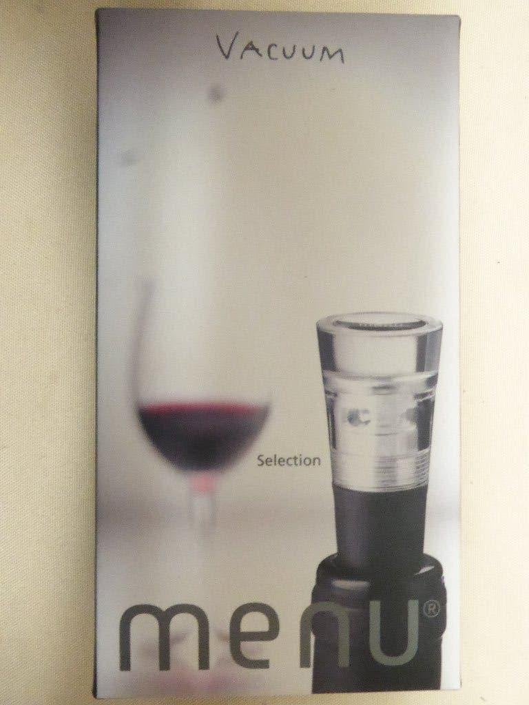 Menu wijnset selectie | decanter en vacuum stopper | nieuw, Ophalen of Verzenden, Nieuw