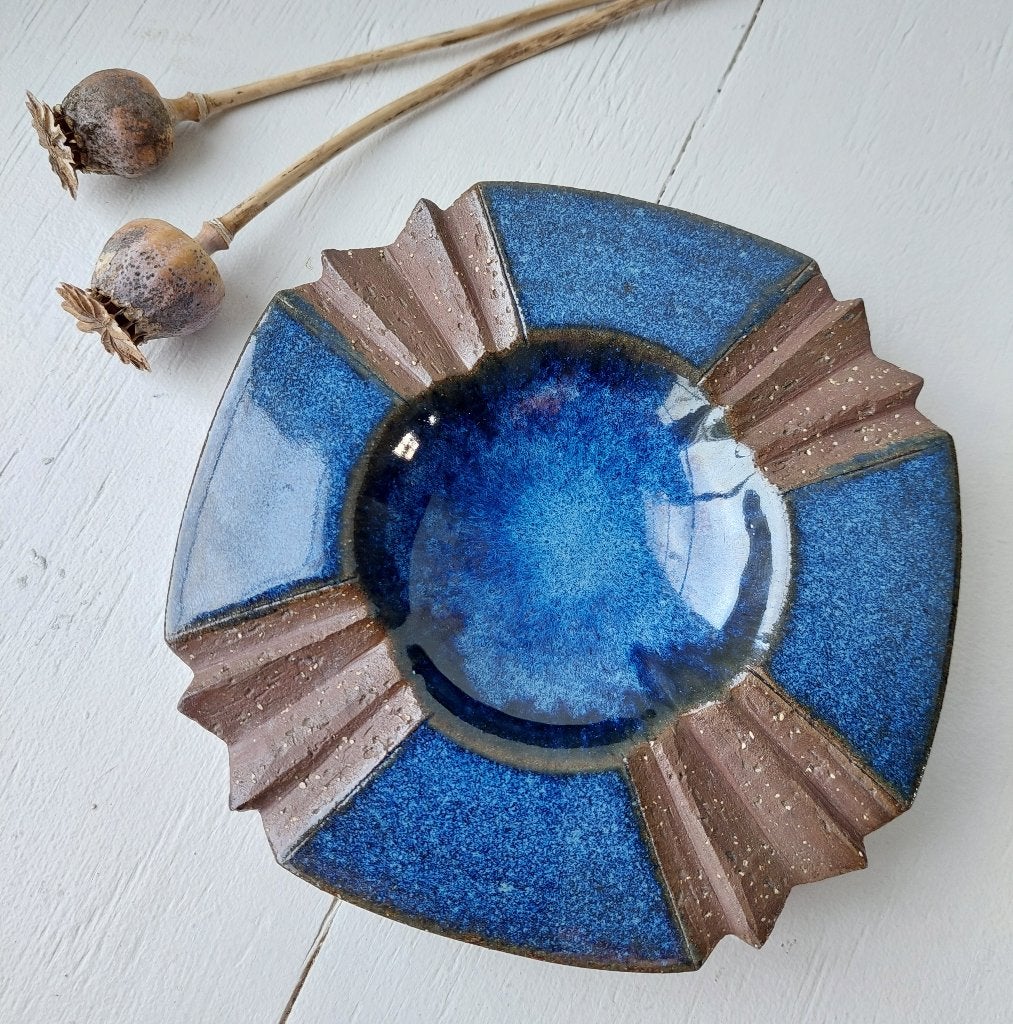 Marianne Starck/Michael Andersen, Midcentury Deens keramiek, Handgemaakt, Schaal, Rond, Ophalen of Verzenden