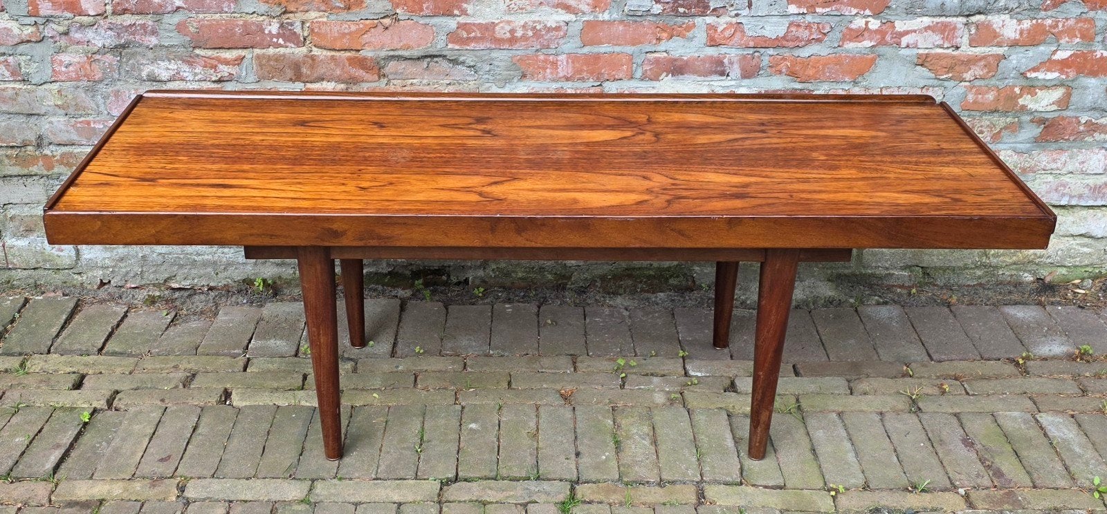 Vintage, design salontafel. Omkeerbaar blad. Jaren 60, Ophalen