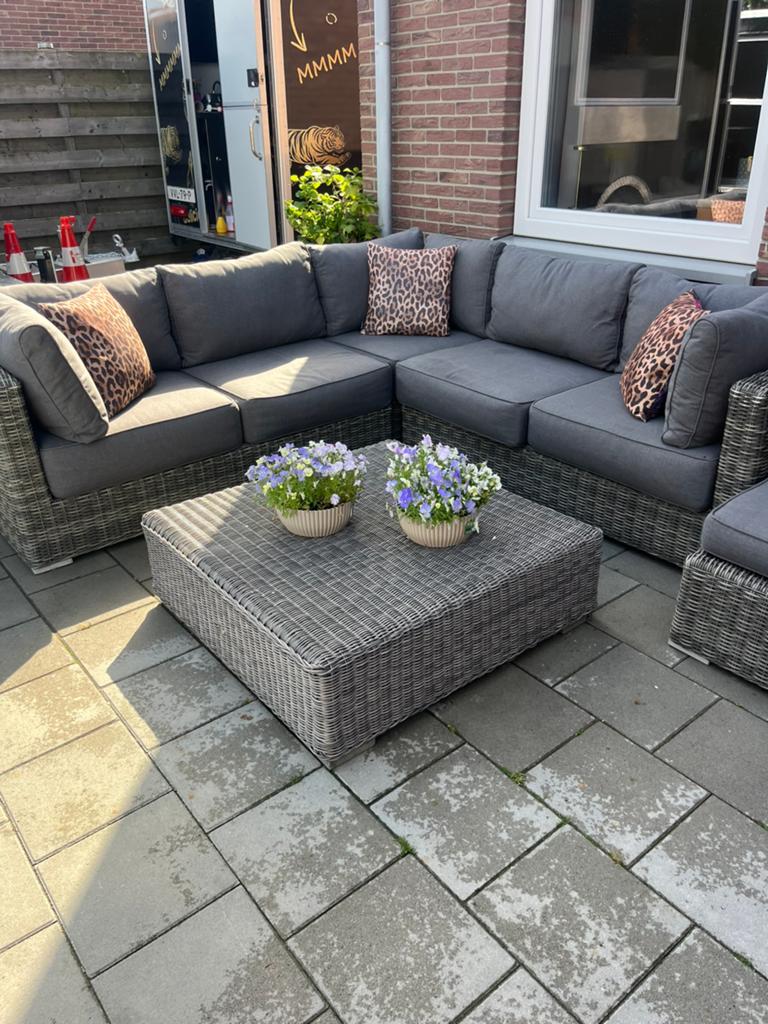 loungeset, Ophalen of Verzenden, Zo goed als nieuw, Wicker