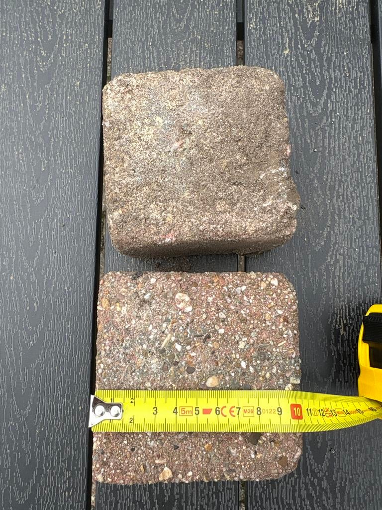 Gratis af te halen: 10-15 m2 stenen, Tuin en Terras, Ophalen, Gebruikt, Klinkers, 10 m² of meer