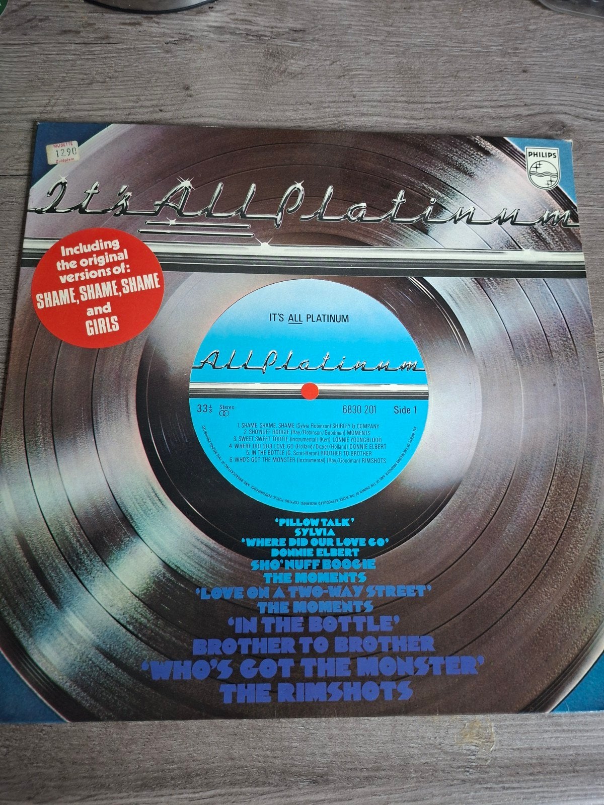 It's All Platinum - Diverse Artiesten (LP, Philips), Complilatie, Ophalen, Gebruikt, 12 inch