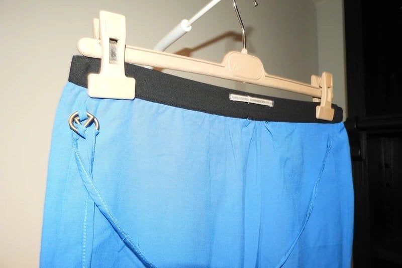 Humanoid azuur turquoise blauwe rok koort valt recht M, Kleding | Dames, Maat 38/40 (M), Humanoid, Zo goed als nieuw, Knielengte
